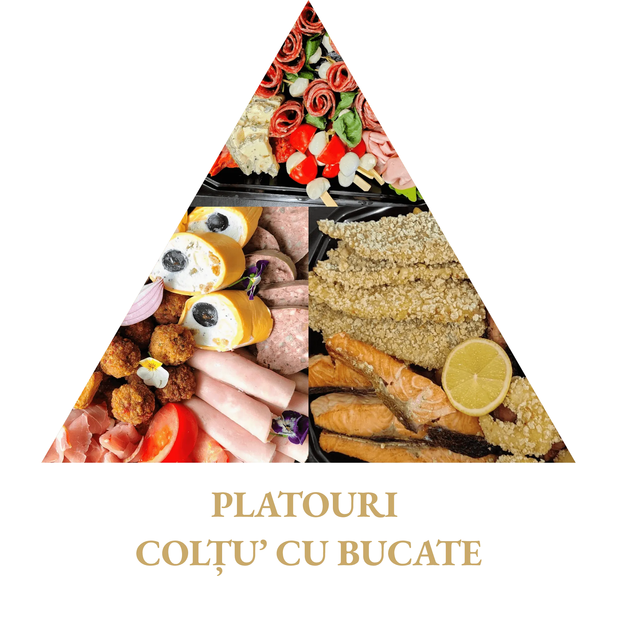 Imagine reprezentativă a Logo-ului Restaurantului Colțu' Cu Bucate, adaptată la ofertele de platouri